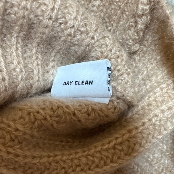 The Cashmere Project Tan Crew Neck Sweater with Black Stitch Accents size Large - Picture 8 of 13